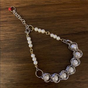 PEARL CHAIN LINK BRACELET